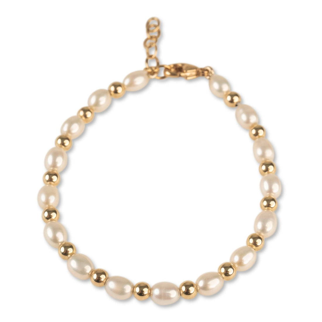 Gold GG faux-pearl chain bracelet | Gucci | MATCHES UK